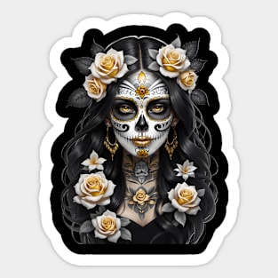 Catrina de Oro- Golden Catrina Sticker